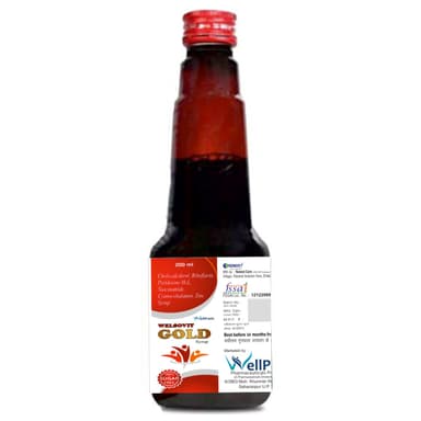Nutritional syrup with vitamins, minerals, amino acids, and antioxidants.